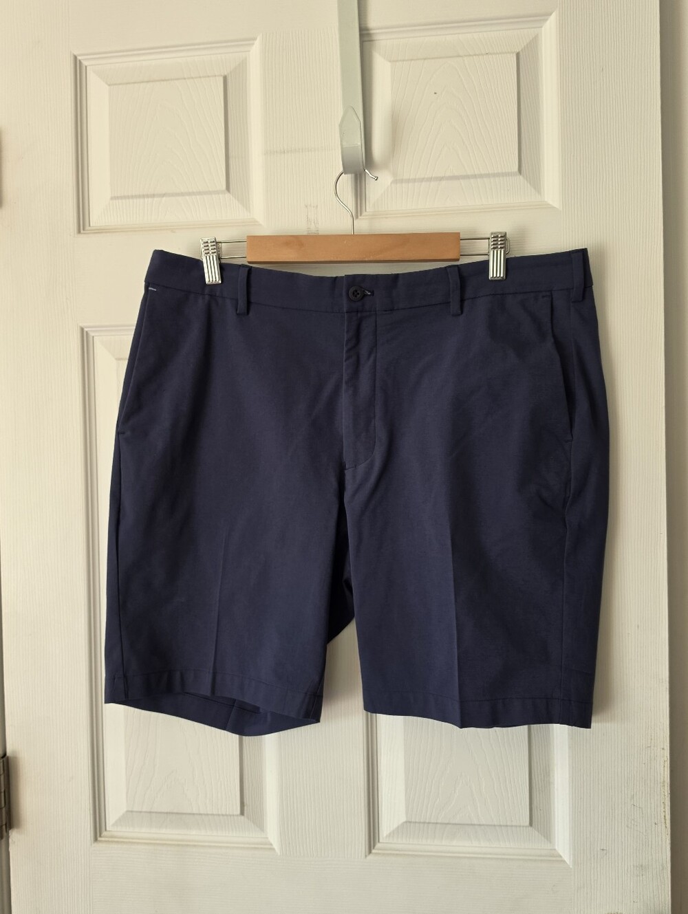 Peter Millar Navy Flat-Front Men's Shorts